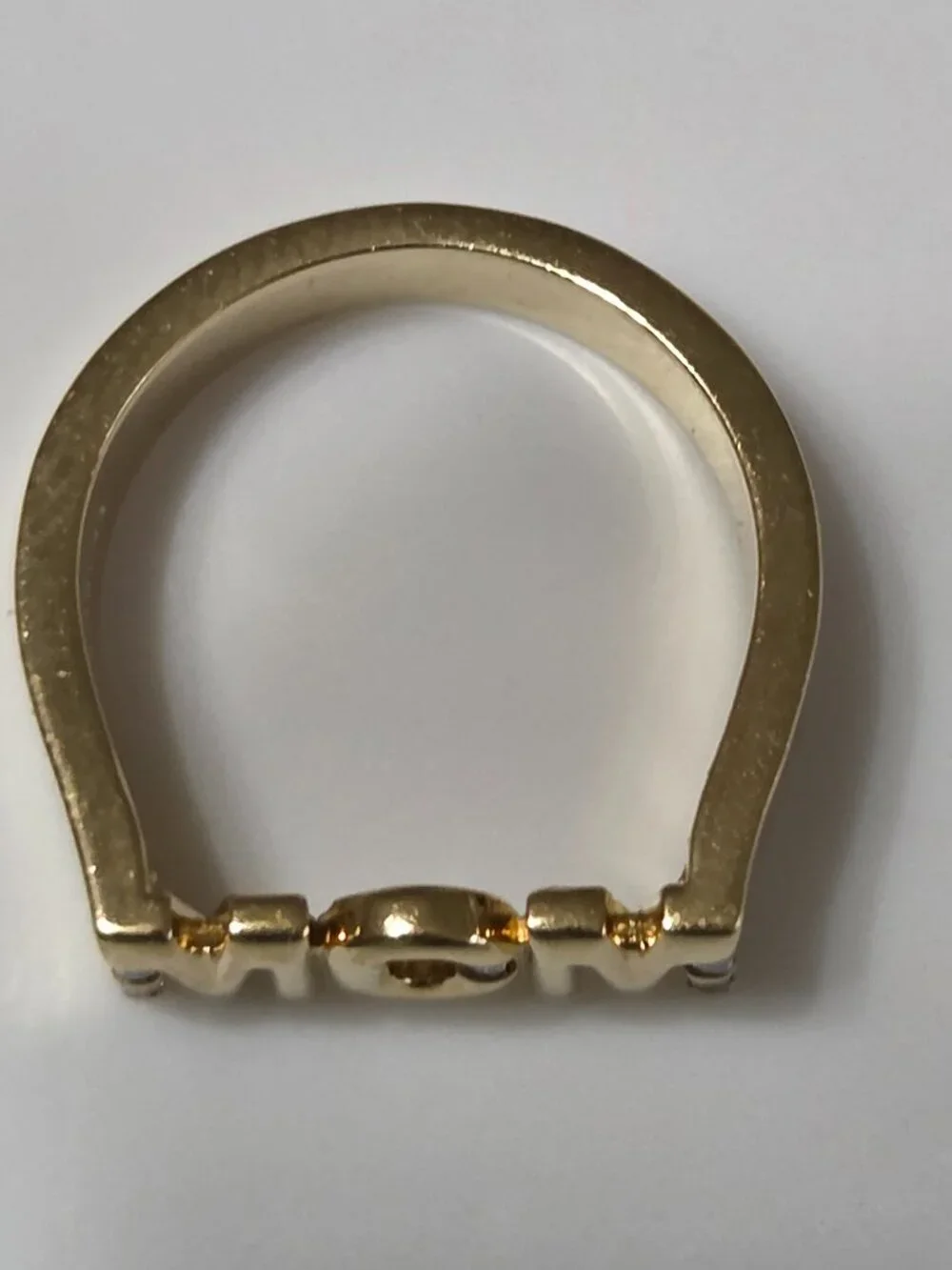 Authentic Pandora Mom Signet Ring
